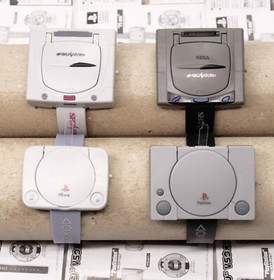 SET x4 WRISTWATCH TAKARA SEGA SATURN SONY PLAYSTATION NEW TAKARA TOMY TN1 80668