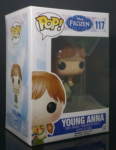 Funko Pop + Protector! Disney #117 Frozen - Young Anna (Vaulted Mint) - Picture 8 of 12