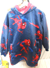 Marvel Plush Lined Oversized Hoodie Spider-Man One Size Fits Most Unisex