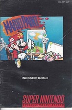 Mario Paint SNES Super Nintendo Manual Instructions Acceptible Cond