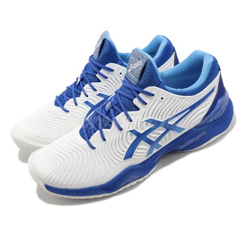 Asics Court FF Novak White Tuna Blue 