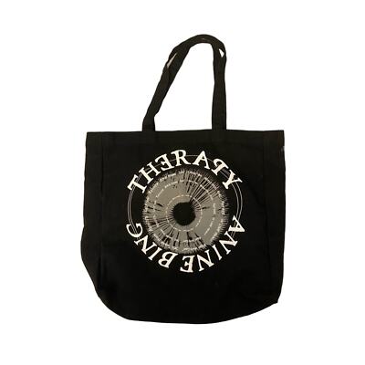 Anine Bing Therapy Sounds the Spirit of LA Tote Black & White