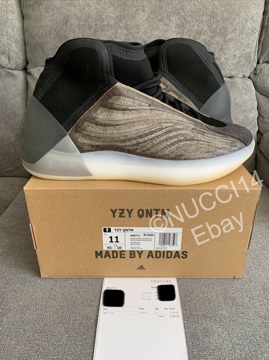 Size 11 Brand New Adidas Yeezy Quantum Barium YZY QNTM with Receipt H68771