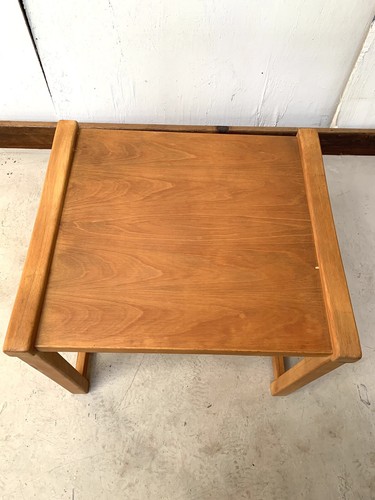 Karin Mobring Vintage Ikea Diana Safari Side Table 70's Sweden - Picture 4 of 19