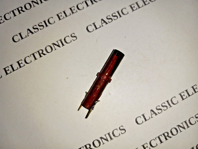 Vintage Heathkit Phenolic 29uH RF Coil Radial PCB Leads 3.5 Ohms DC Resistance