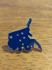 Eagle River Designs The ALASKA Collection Enamel Lapel Pin Purple & Gold 