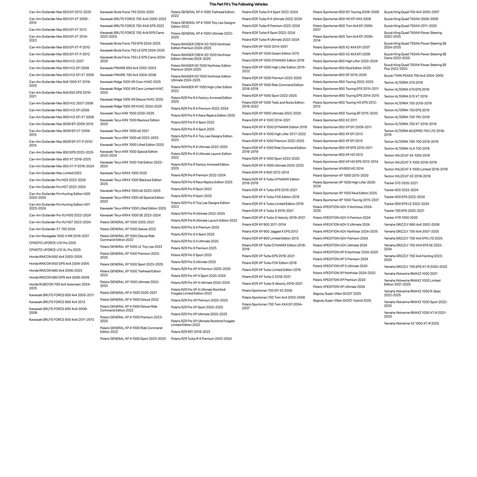 System 3 Off-Road RC500 Radial Tire 32x10-15 For Arctic Cat 700 EFI 4x4 Foto 3 de 3