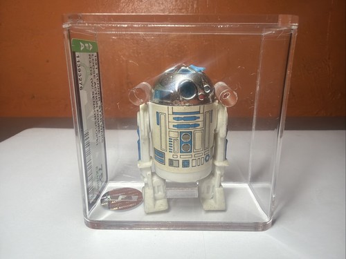 R2-D2 W/Sensorscope 1981 Vintage Star Wars Action Figure Kenner GRADED ...