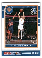 Pacome Dadiet 2024-25 Hoops Haunted Hoops #234 New York Knicks Rookie RC