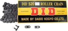 D.I.D 520 Standard Series Non O-Ring Chain - 112 Links - D18-521-112