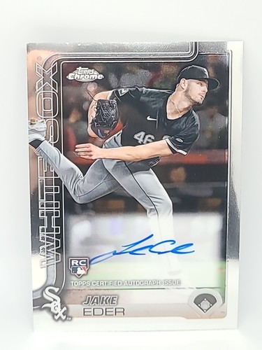2025 Topps Chrome - Rookie Autographs Jake Eder #RA-JE