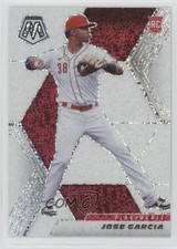 2021 Panini Mosaic Rookie White Sparkle Mosaic Prizm Jose Garcia #253 0c2