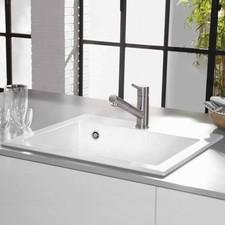 Villeroy & Boch Subway 50 S 1.0 Bowl Ceramic Kitchen Sink - NO WASTE