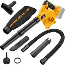 20V Handheld Leaf Blower Cordless Battery Not Included  - Yellow