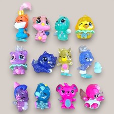 Spin Master Hatchimals CollEGGtibles Lot of 12 Snowflake Puppit Salon Foxfin