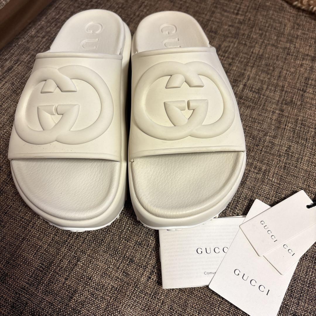 APL Gucci sandali donna bianco sporco EU 36 dal Giappone 0109861K autentici