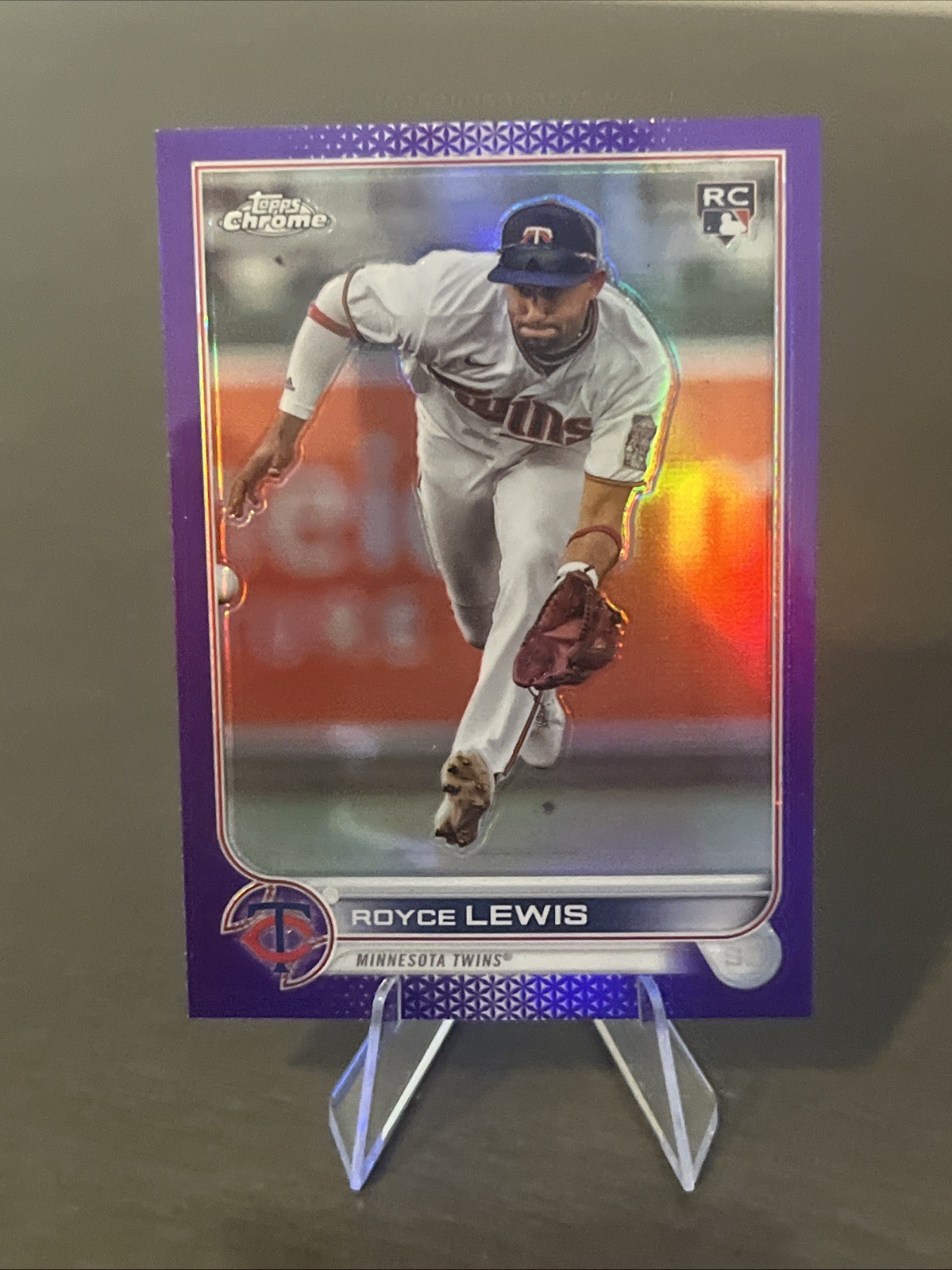 2022 Topps Chrome Update - Royce Lewis #USC143 Purple Refractor (RC) Twins