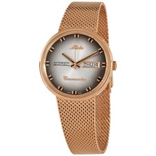 Reloj para hombre Mido Commander tono automático esfera plateada M8429.3.23.11
