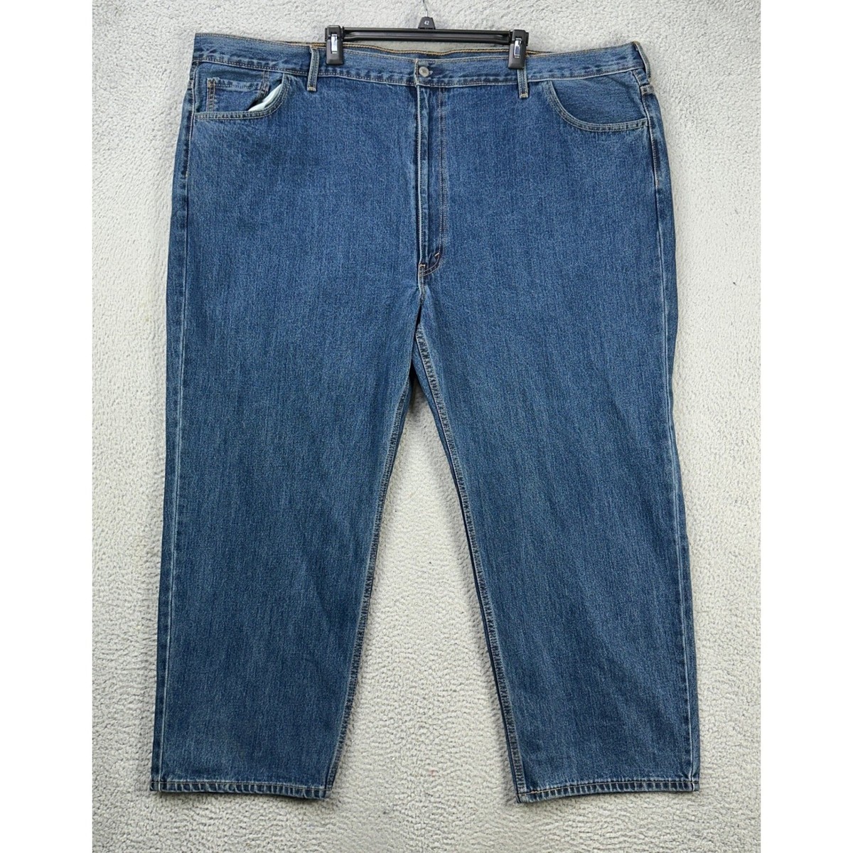 Levis 511 Mens Straight Jeans 52X29 Big Tall Blue Casual Denim 100