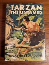 Tarzan The Untamed By Edgar Rice Burroughs Grosset & Dunlap 1920 Hardcover w/ DJ