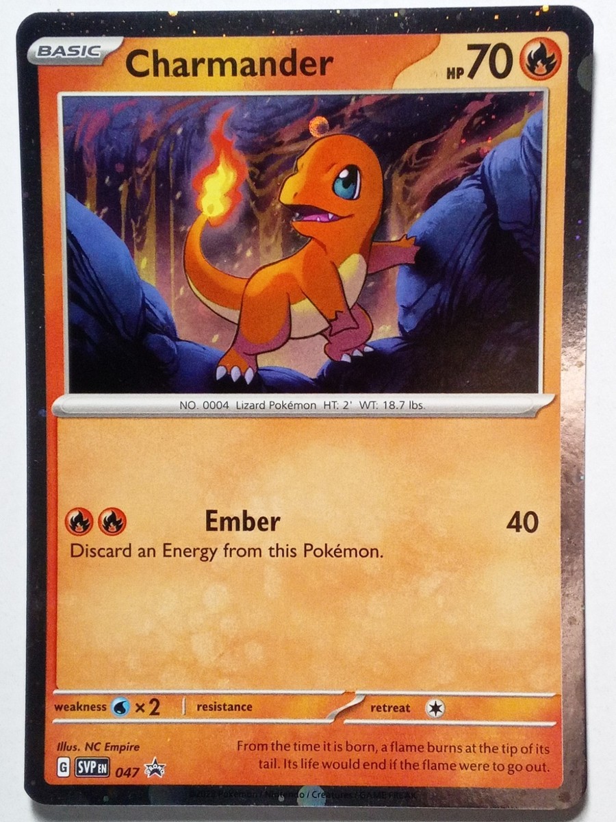 PROMO HOLO Charmander SVP047 NM - Pokemon 151 Black Star Promo