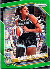 2025 Panini Prizm WNBA #89 Kamilla Cardoso Green Prizms