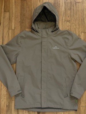 Kathmandu Andulo Jacket V2 Sz M Sand Water/wmWundproof Shell Jacket New w/ Tags 