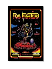 Foo Fighters Concert Poster – Merriweather Post Pavilion 2018 Wall Art Print