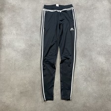 Adidas Track Pants Womens XS Climalite Athletic Training Joggers, Black