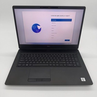 Dell Precision 7750 17.3'' 4K Laptop i7-10875H 16GB 512GB SSD Quadro RTX 5000