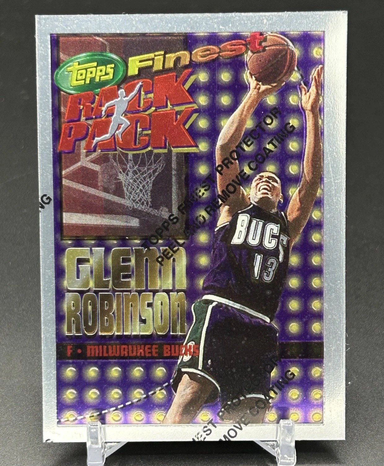 1994-95 Topps Finest - Rack Pack Glenn Robinson #RP5 (RC) W/coating