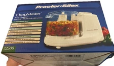 Proctor Silex 1.5-Cup Capacity Corded Compact Food Chopper White 72500R NIB