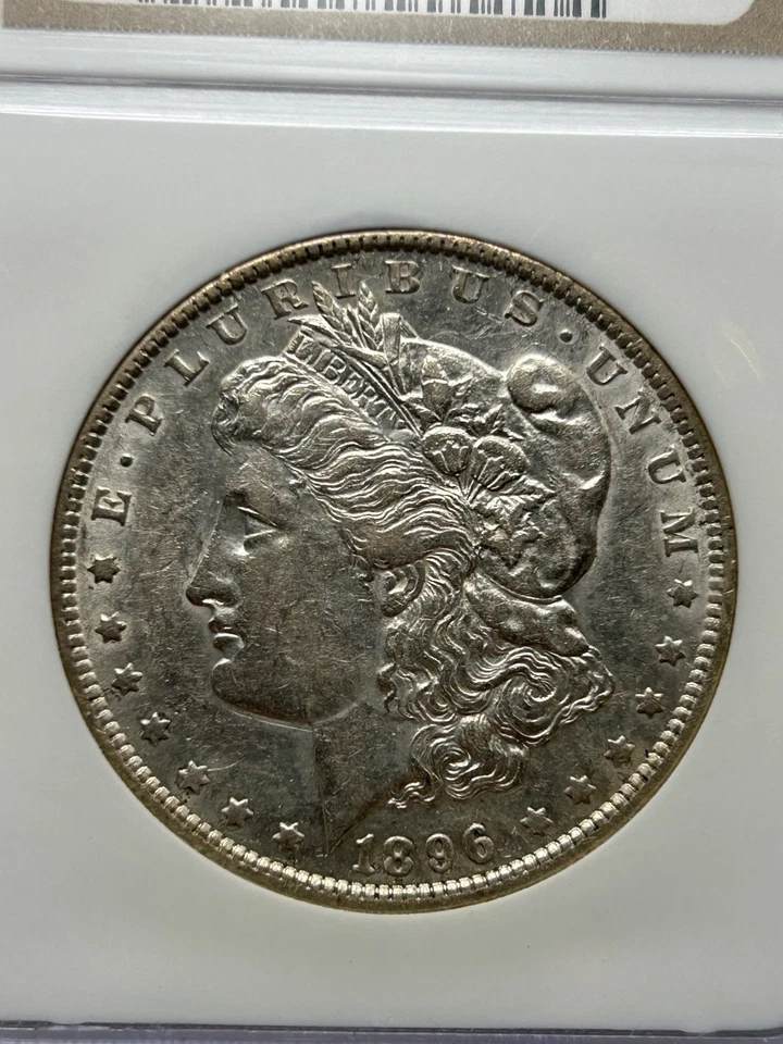 1896 O Morgan Silver Dollar NGC AU50 Tougher Date Morgan - Image 2 of 4