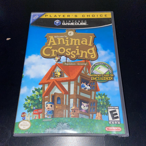 Animal Crossing (Nintendo GameCube GC) COMPLETE IN BOX CIB RARE