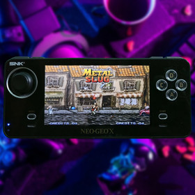 RARE SNK Neo Geo X Gold Handheld - 20 Classic Arcade Games! Plays Perfect