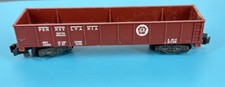 America Flyer S Gauge 40' Pennsylvania PRR 24110 Brown Gondola Need Cleaning