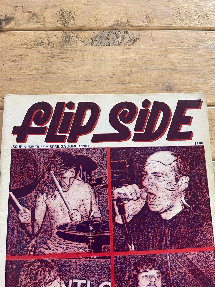FLIP SIDE Flipside #55 Punk Music Fanzine Magazine GG Allin Lazy
