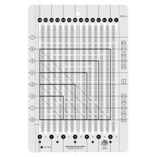 Creative Grids Stripology Mini Slotted Quilting Ruler – CGRGE3 – Made in USA,