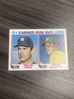 1982 Topps #167 Nolan Ryan Steve McCATTY ‘81 Earned Run Avg. LDRS Baseball Card