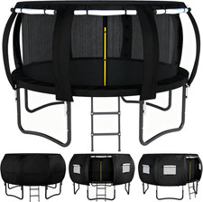 round Trampoline Tent 12FT Tent Only Trampoline Sunshade Cover Oxford Fabric-