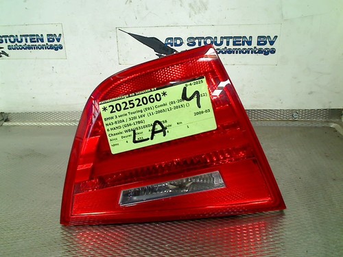 RÜCKLICHT LINKS REAR LIGHT LEFT Binene BMW 3 serie Touring (E91) 2009 7154161