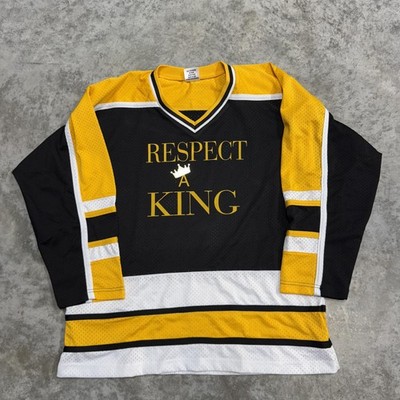 Respect A King Jersey Shirt Mens Large Black Gold MLK 68 Georgia Game Changer