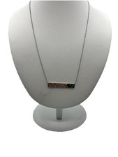 Lafonn horizontaler Diamant 0,25 ctw & Sterlingsilber Halskette 16 Zoll