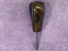 BMW E53 X5 Gear Knob Wood Trim Black Leather Auto Dark Poplar E46 X3 E38 1423539