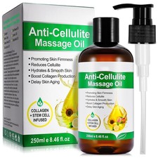 Body Oil Naturals Anti Cellulite Massage Oil, 8.46 Fl Oz Pack of 1 , Green
