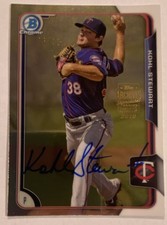 Topps 2019 Archives Bowman Chrome AUTO /11 Kohl Stewart #148 Twins MLB RARE!!