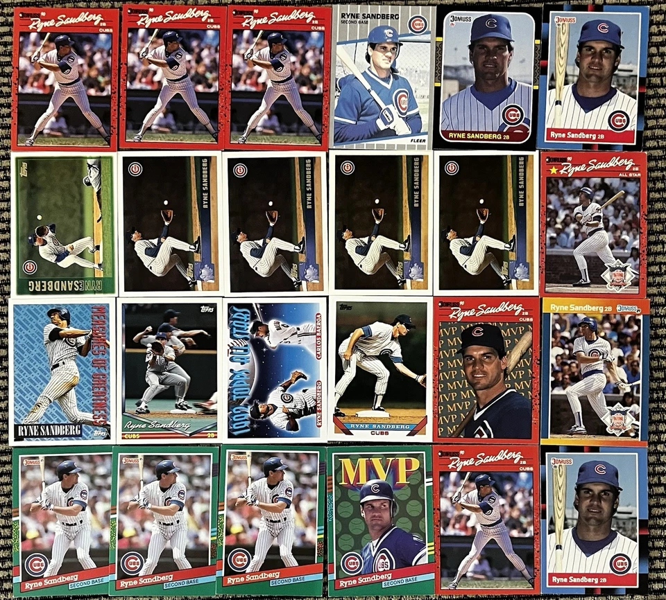 亚特兰大勇士队 批量 750 张以上卡 带 425 张 Greg Maddux 卡 & 275 Glavine/Smoltz — 第 3/4 张图片