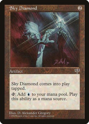 Magic/MTG Sky Diamond MIR- Uncommon Englisch Good