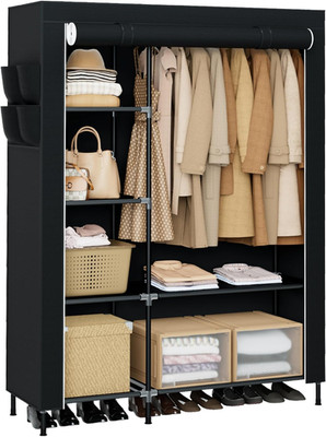 Portable Closet, 48 Inch Large Capacity Wardrobe Closet, Clothes Storage Organiz