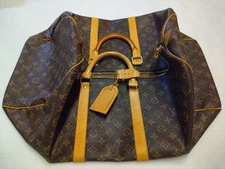 Genuine Louis Vuitton Extremely Beautiful Keepall 55 Monogram Boston Bag